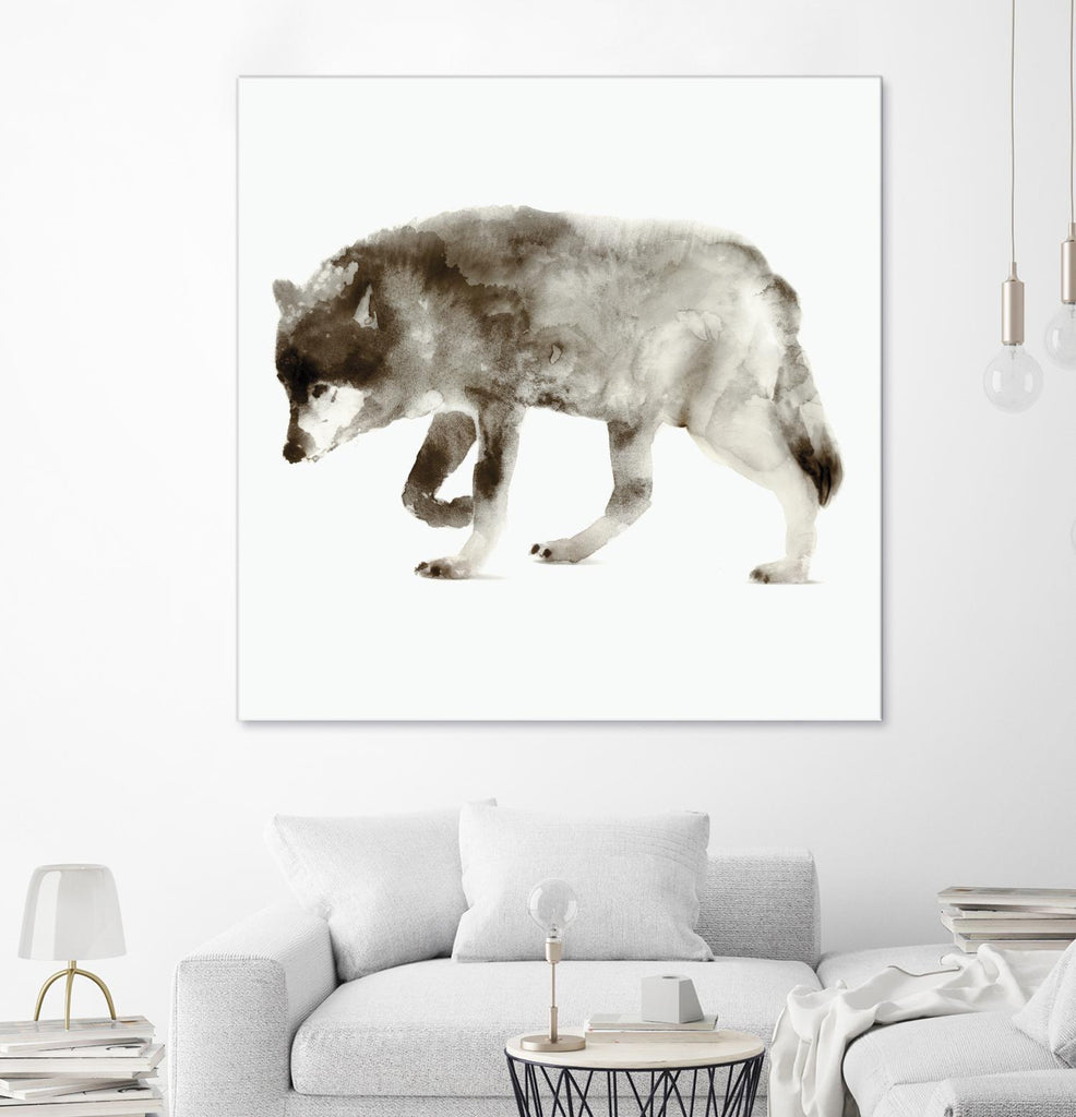Wolf by Edward Selkirk on GIANT ART - brown animals