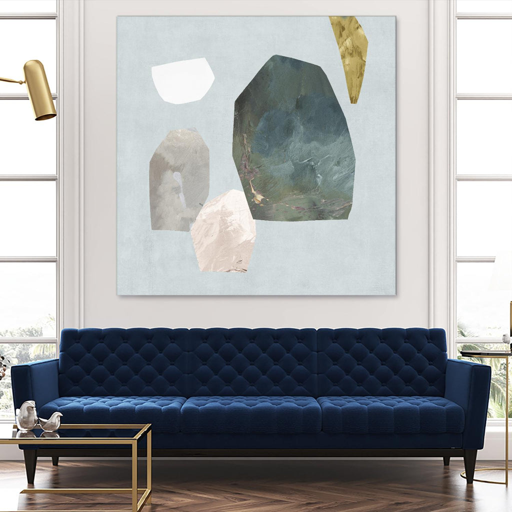 Assembly I by Edward Selkirk on GIANT ART - blue abstract contemporary