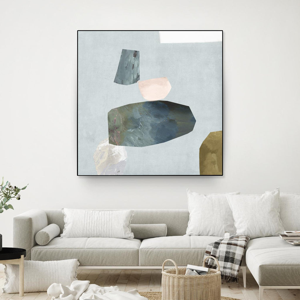 Assembly II by Edward Selkirk on GIANT ART - blue abstract