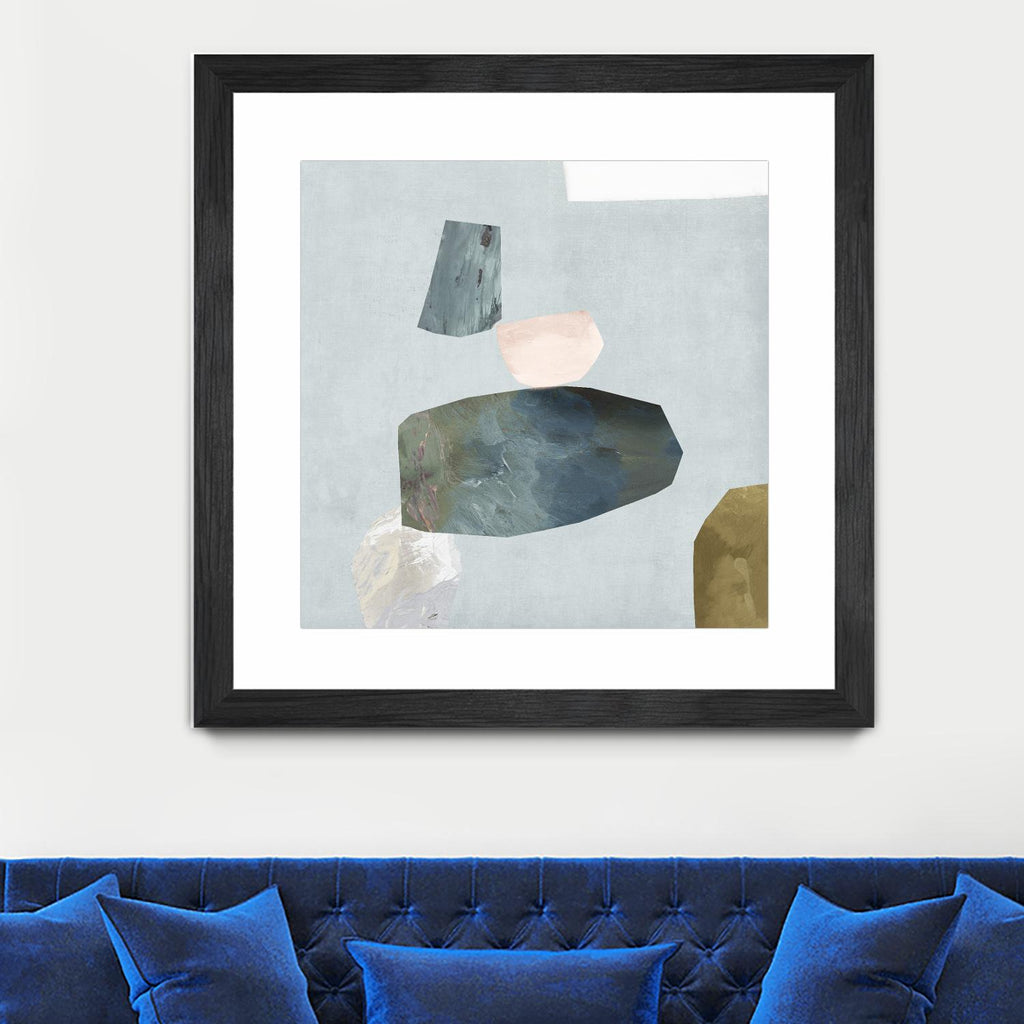 Assembly II by Edward Selkirk on GIANT ART - blue abstract