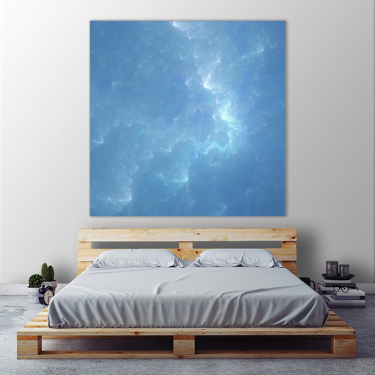 Watergleam by Shannon McCalley on GIANT ART - blue contemporary