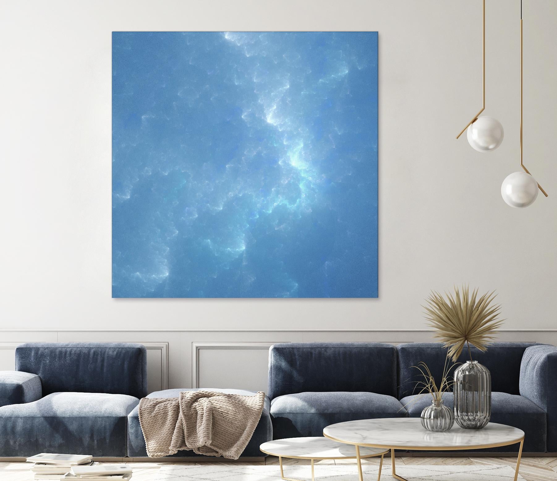 Watergleam by Shannon McCalley on GIANT ART - blue contemporary
