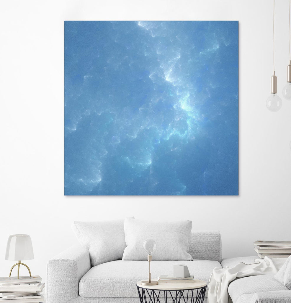 Watergleam by Shannon McCalley on GIANT ART - blue contemporary