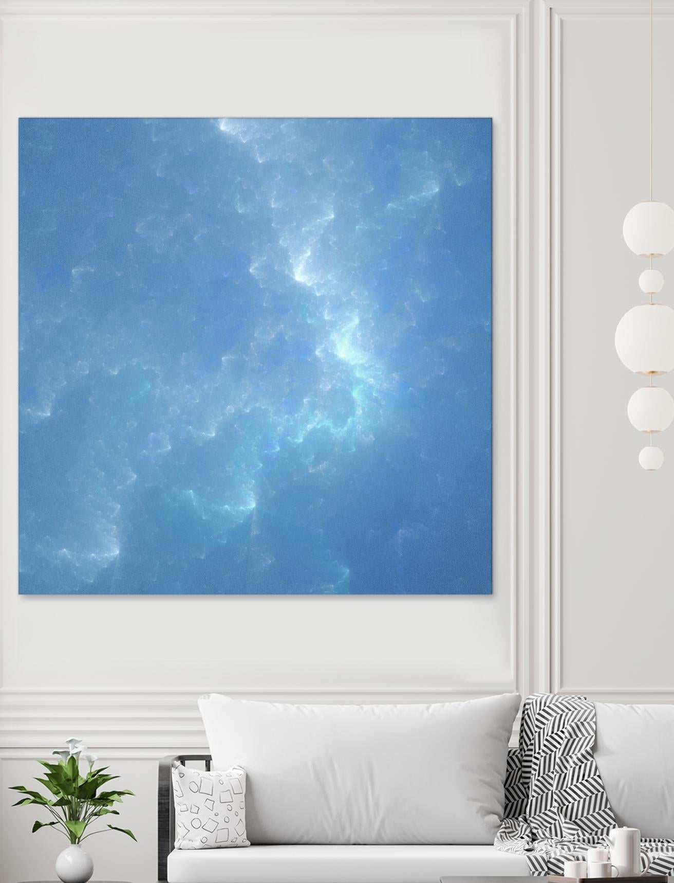 Watergleam by Shannon McCalley on GIANT ART - blue contemporary