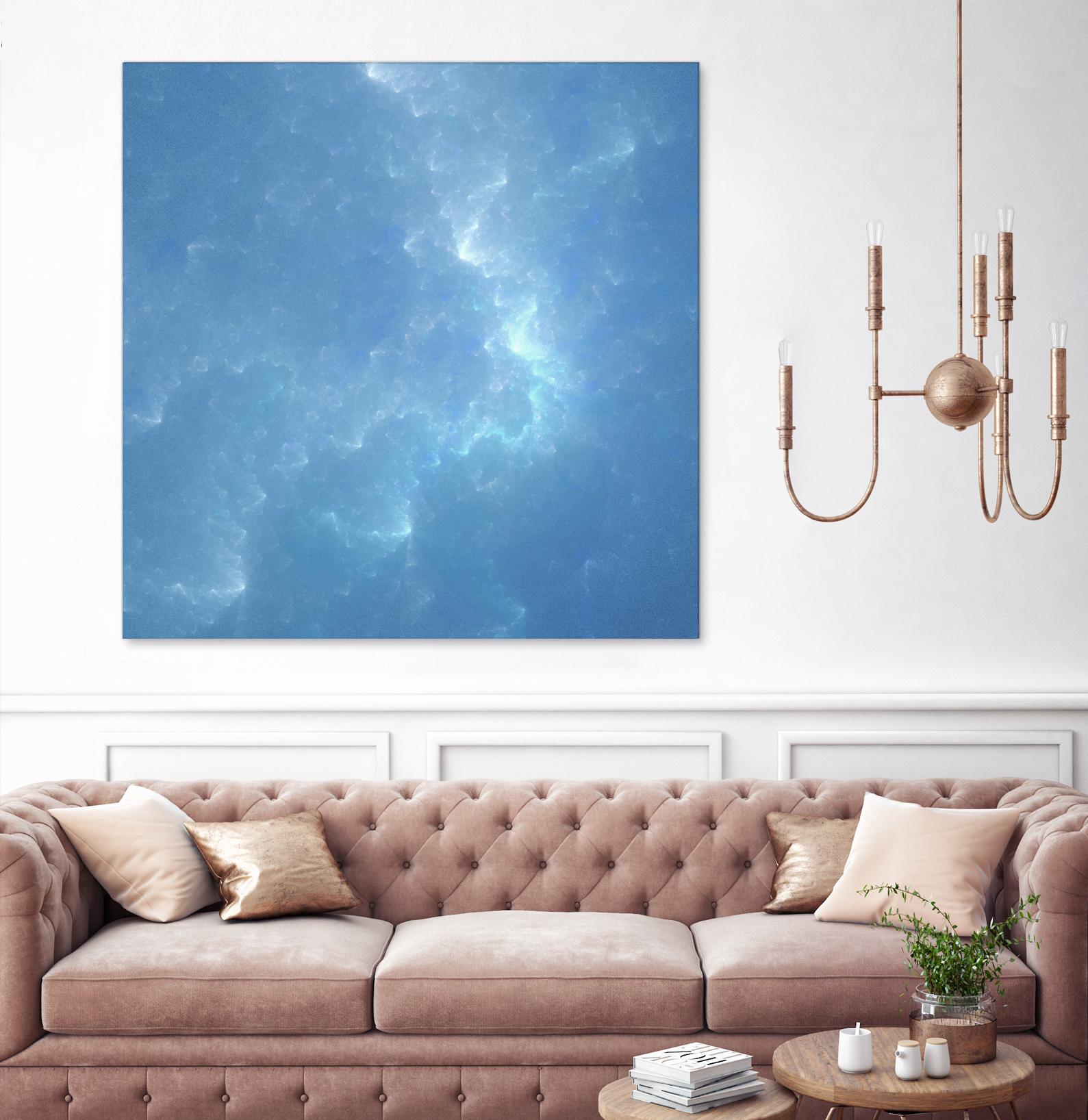 Watergleam by Shannon McCalley on GIANT ART - blue contemporary