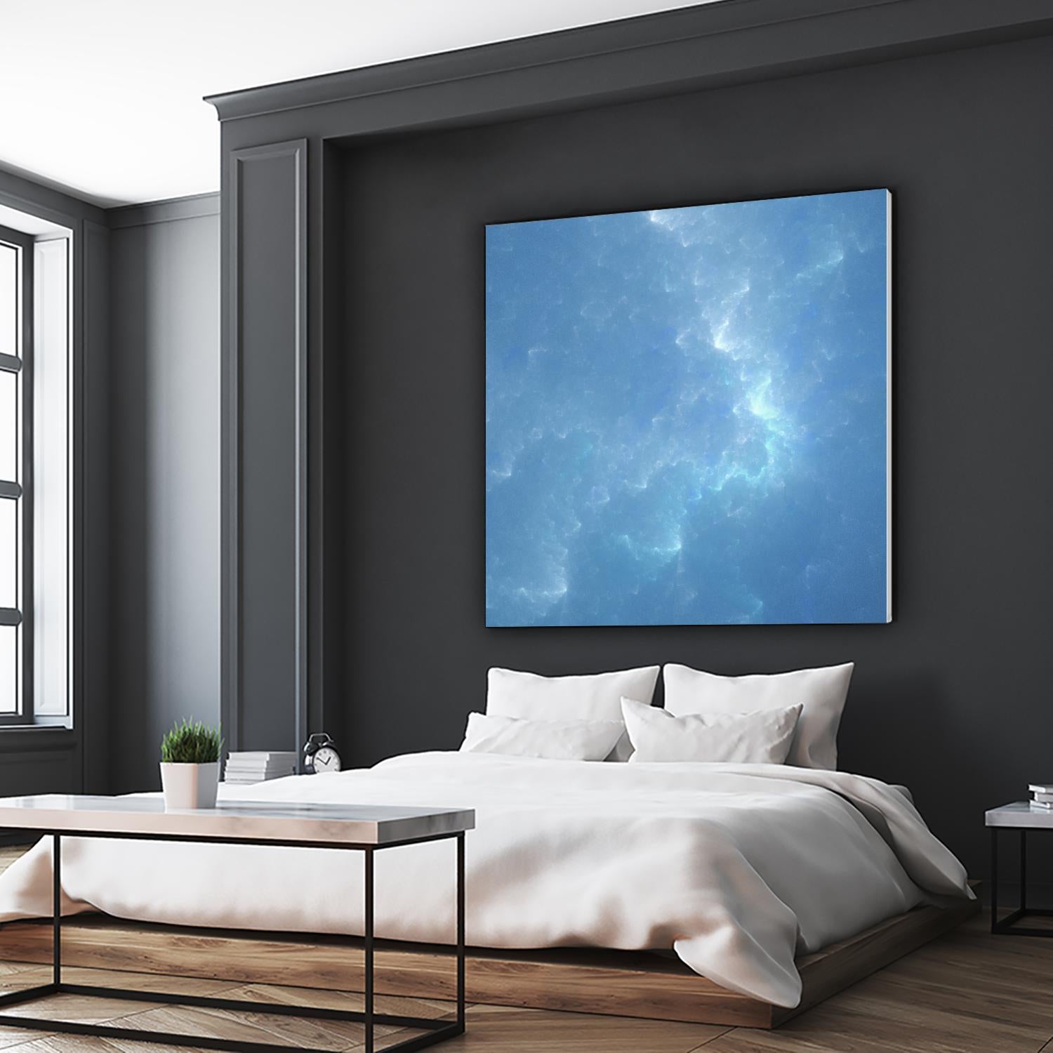 Watergleam by Shannon McCalley on GIANT ART - blue contemporary