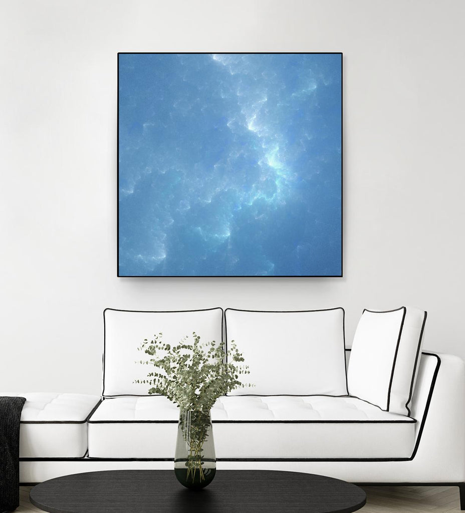 Watergleam by Shannon McCalley on GIANT ART - blue contemporary