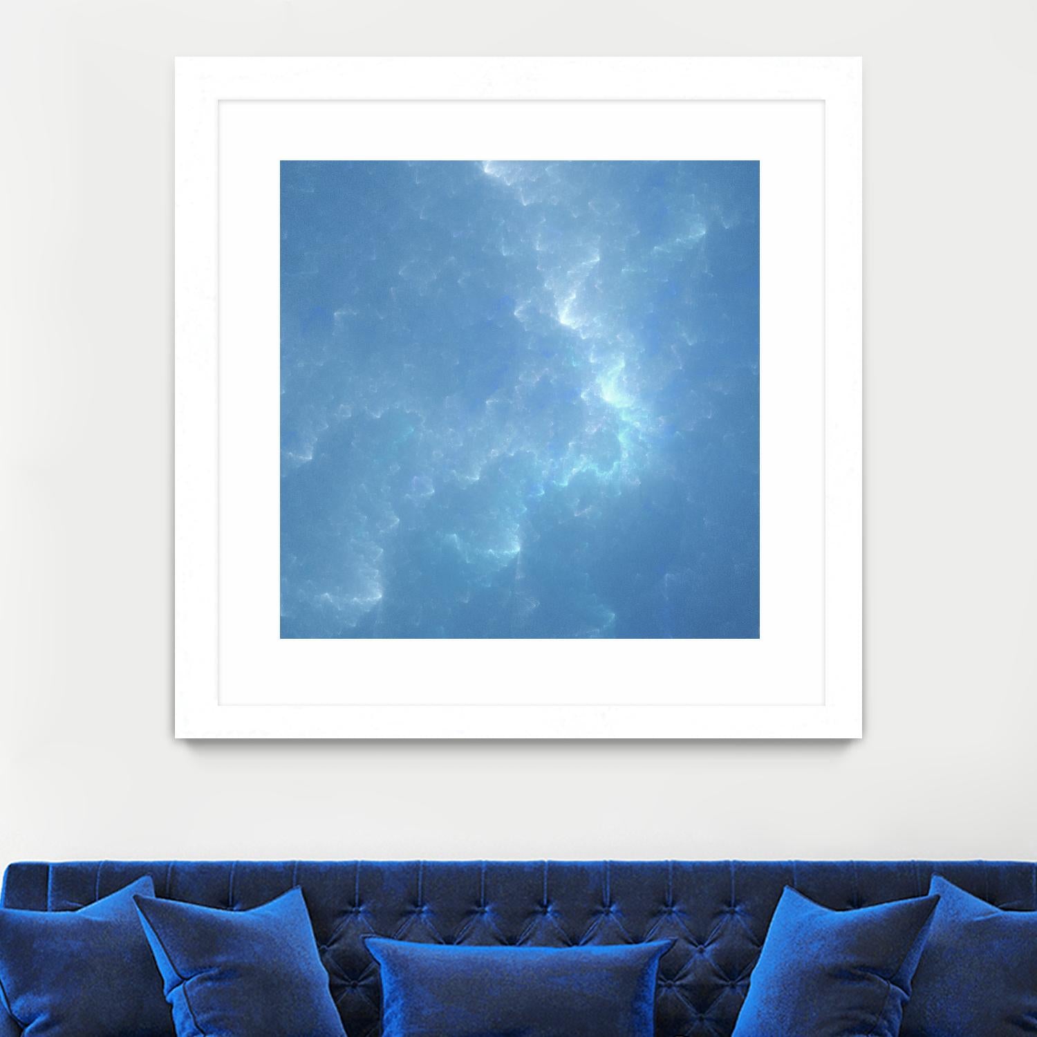 Watergleam by Shannon McCalley on GIANT ART - blue contemporary