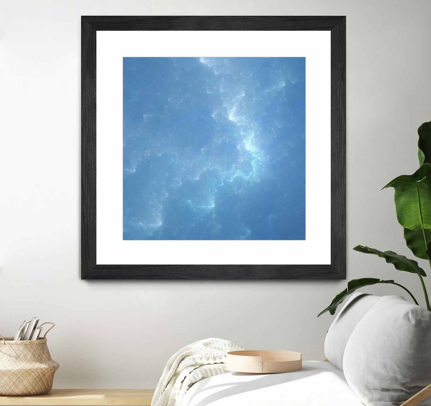 Watergleam by Shannon McCalley on GIANT ART - blue contemporary