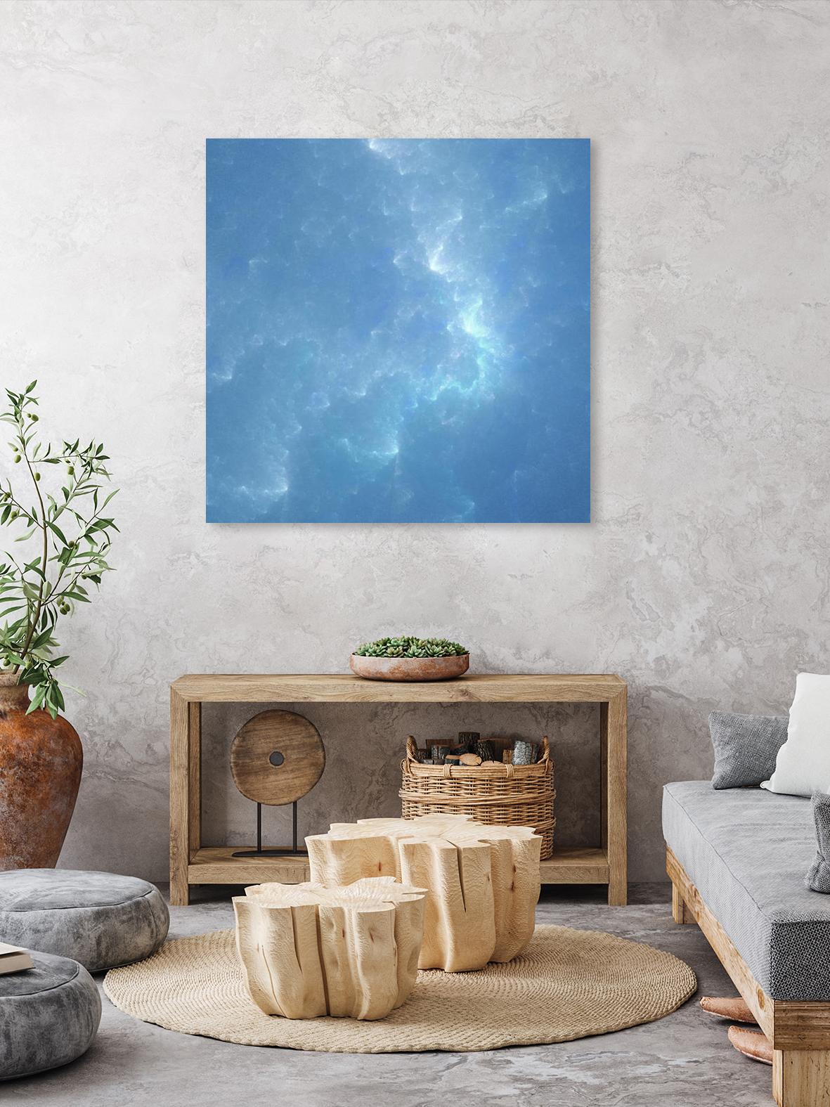 Watergleam by Shannon McCalley on GIANT ART - blue contemporary