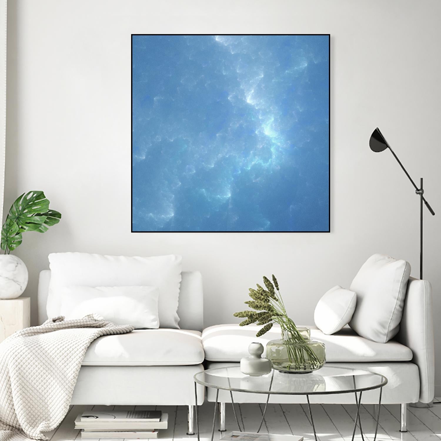 Watergleam by Shannon McCalley on GIANT ART - blue contemporary