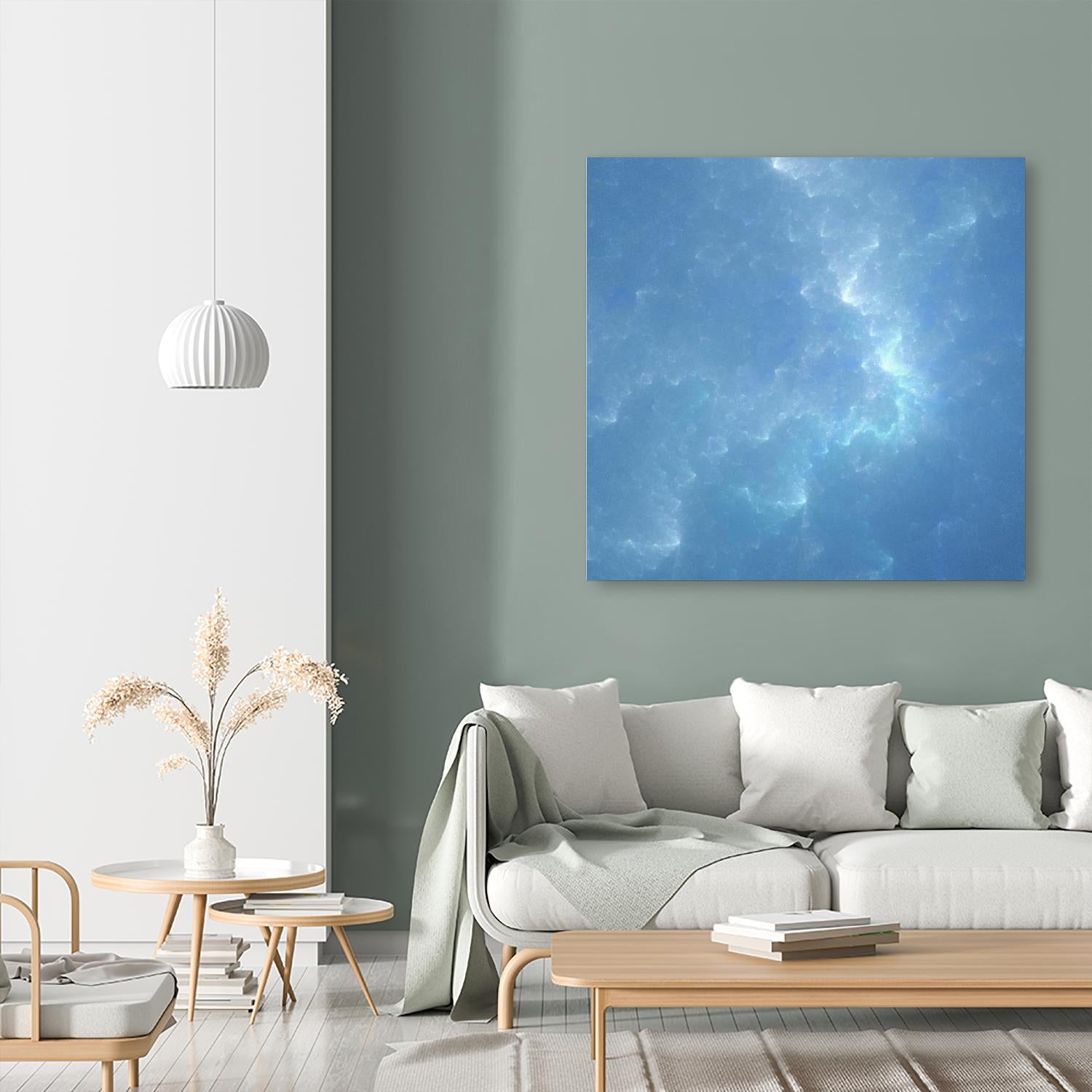 Watergleam by Shannon McCalley on GIANT ART - blue contemporary