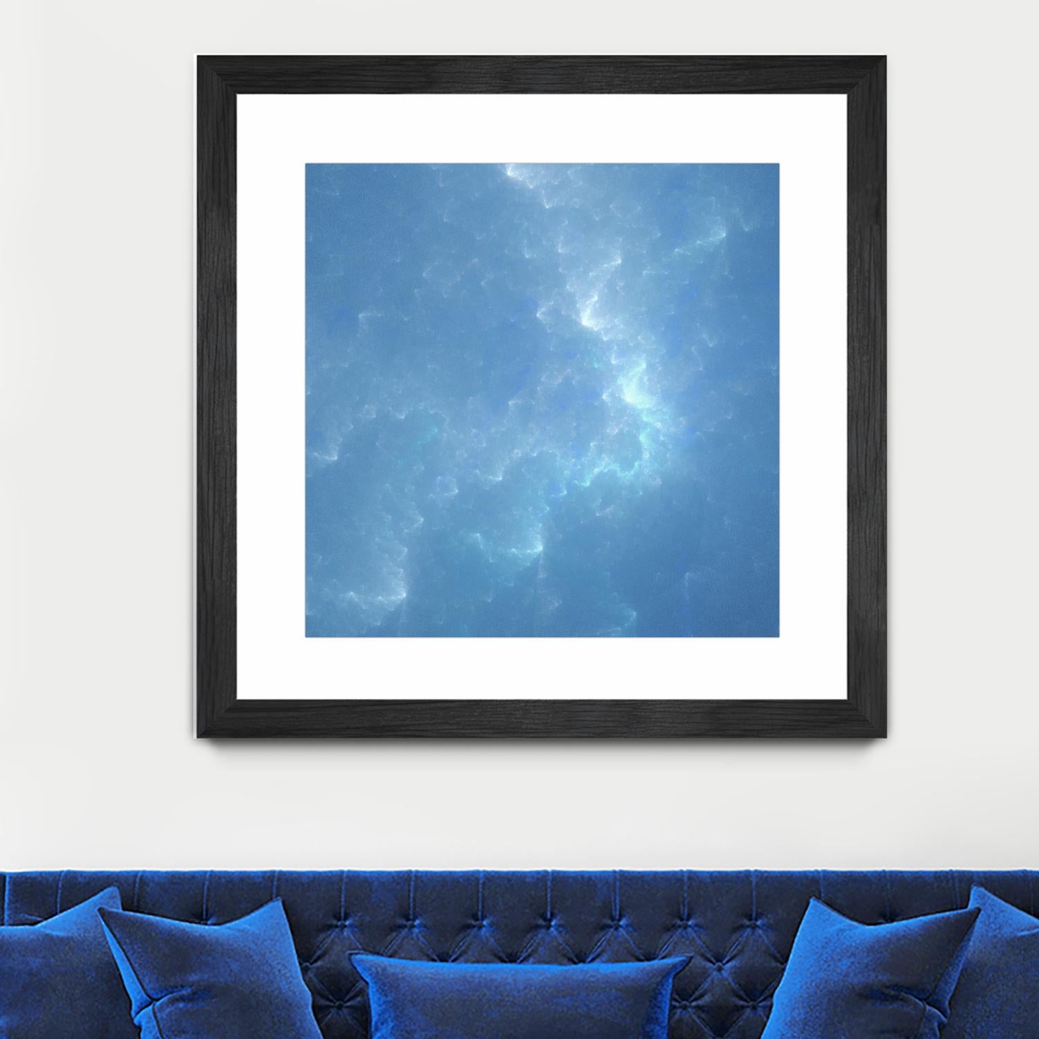Watergleam by Shannon McCalley on GIANT ART - blue contemporary