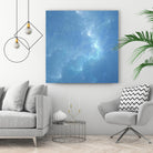 Watergleam by Shannon McCalley on GIANT ART - blue contemporary