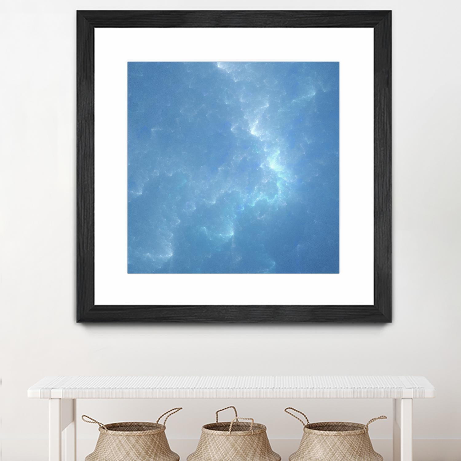 Watergleam by Shannon McCalley on GIANT ART - blue contemporary