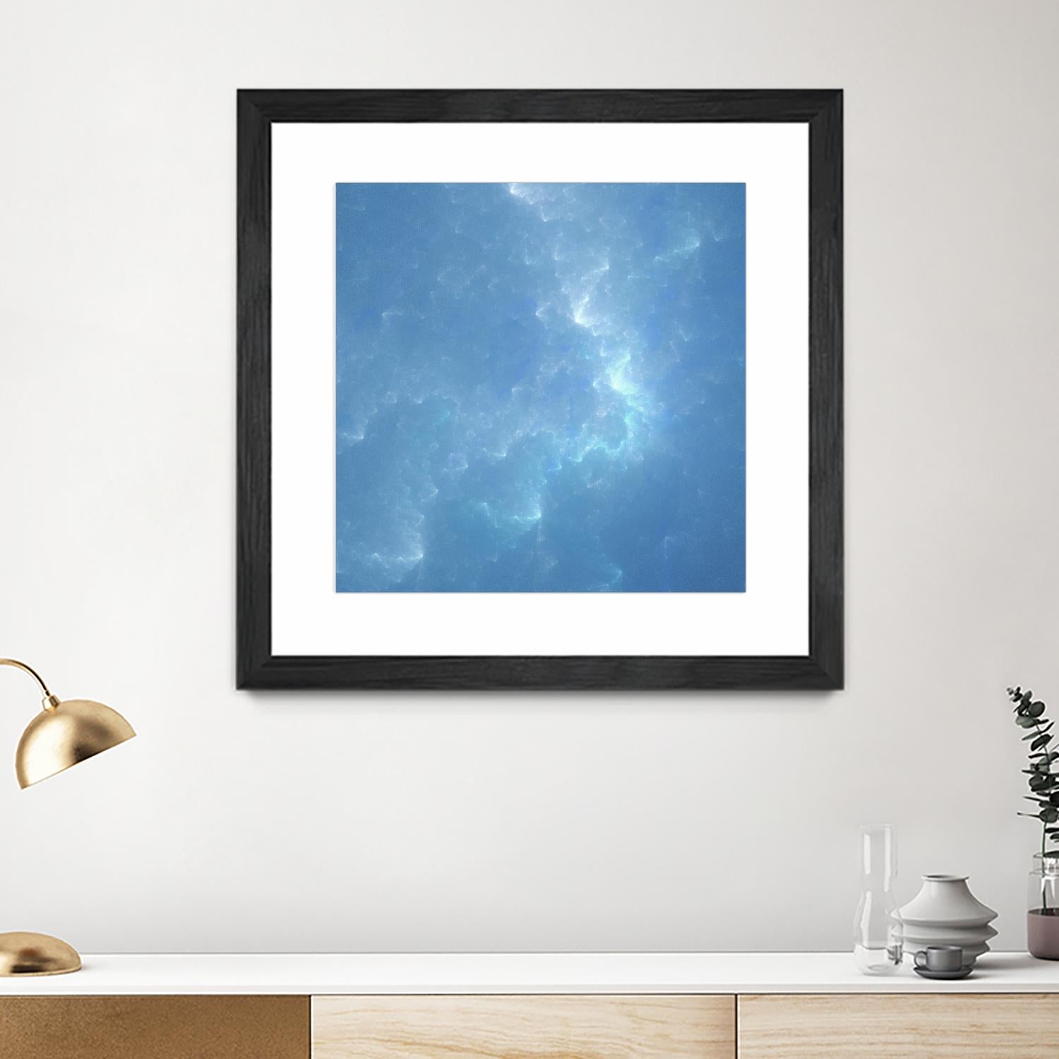 Watergleam by Shannon McCalley on GIANT ART - blue contemporary