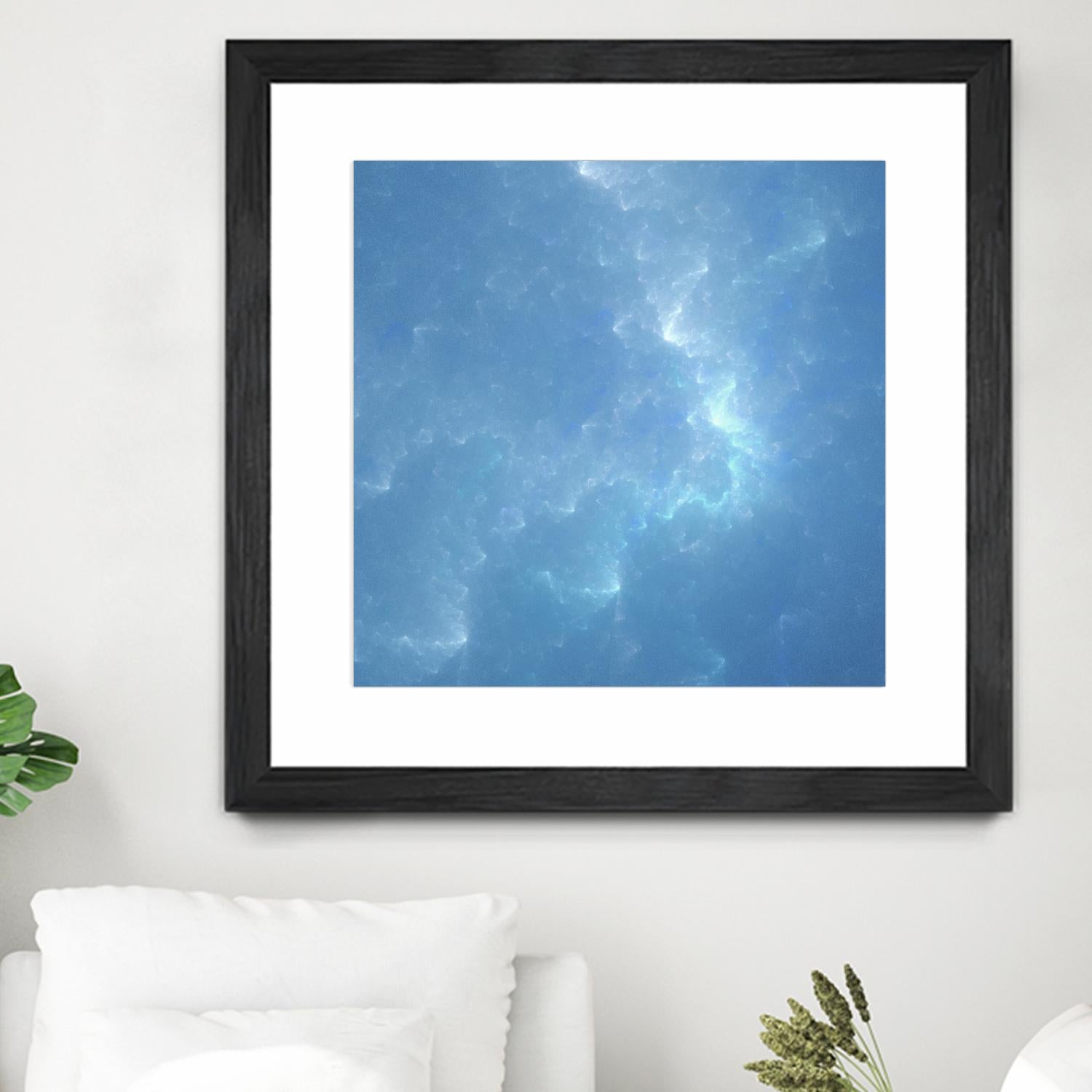 Watergleam by Shannon McCalley on GIANT ART - blue contemporary