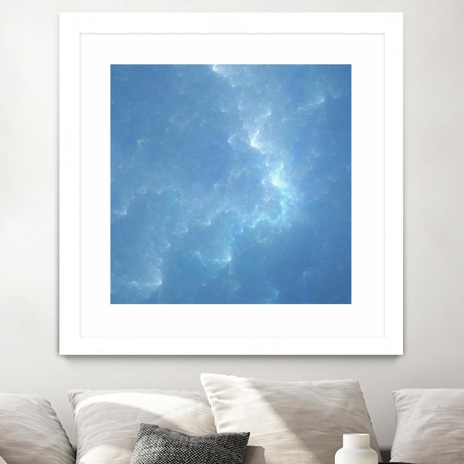 Watergleam by Shannon McCalley on GIANT ART - blue contemporary