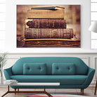 Vintage Book Collection IV by Sylvia Cook on GIANT ART - velvet leisure