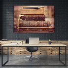 Vintage Book Collection IV by Sylvia Cook on GIANT ART - velvet leisure