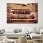 Vintage Book Collection IV by Sylvia Cook on GIANT ART - velvet leisure