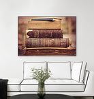 Vintage Book Collection IV by Sylvia Cook on GIANT ART - velvet leisure