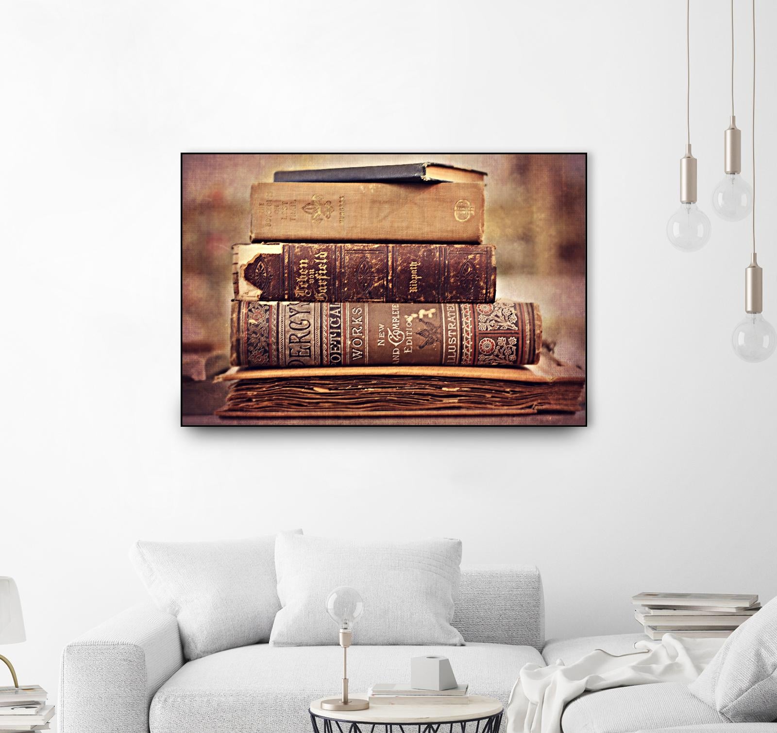 Vintage Book Collection IV by Sylvia Cook on GIANT ART - velvet leisure