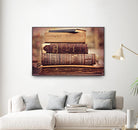 Vintage Book Collection IV by Sylvia Cook on GIANT ART - velvet leisure