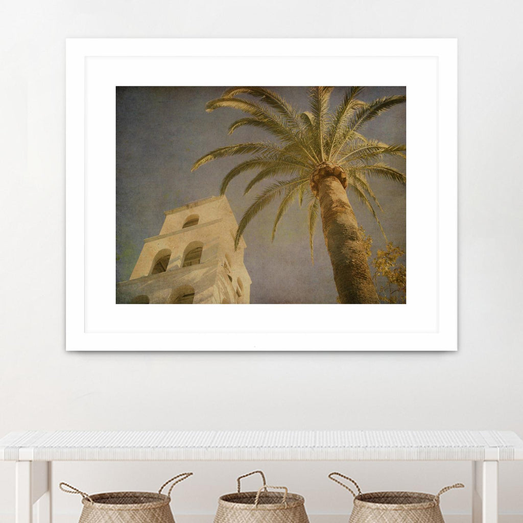 Vintage Palm II par Steve Silverman sur GIANT ART - jaune tropical