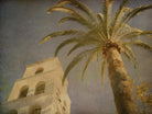 Vintage Palm II par Steve Silverman sur GIANT ART - jaune tropical