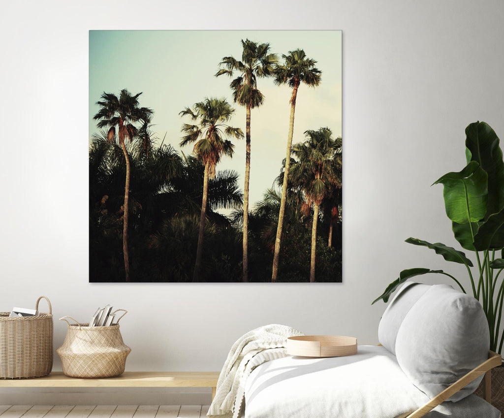 Beverly Hills I by Chelsea Victoria on GIANT ART - green botanical palm tree
