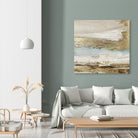 Playa Secreto II by Wendy Kroeker on GIANT ART - beige abstract