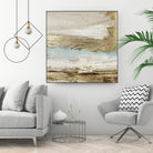 Playa Secreto II by Wendy Kroeker on GIANT ART - beige abstract