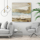 Playa Secreto II by Wendy Kroeker on GIANT ART - beige abstract