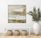 Playa Secreto II by Wendy Kroeker on GIANT ART - beige abstract