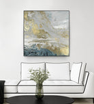 Playa Secreto III Indigo Version by Wendy Kroeker on GIANT ART - blue abstract