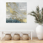 Playa Secreto III Indigo Version by Wendy Kroeker on GIANT ART - blue abstract