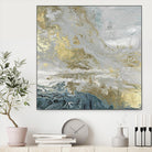 Playa Secreto III Indigo Version by Wendy Kroeker on GIANT ART - blue abstract