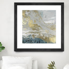 Playa Secreto III Indigo Version by Wendy Kroeker on GIANT ART - blue abstract