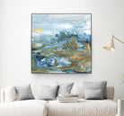 Geode II by Wendy Kroeker on GIANT ART - gold abstract