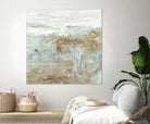 Geode III Teal Version by Wendy Kroeker on GIANT ART - blue abstract