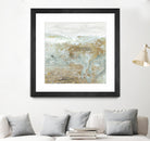 Geode III Teal Version by Wendy Kroeker on GIANT ART - blue abstract