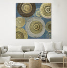 Aboriginal Dot II by Aimee Wilson on GIANT ART - gold abstract