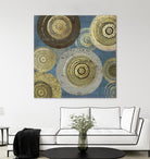 Aboriginal Dot II by Aimee Wilson on GIANT ART - gold abstract