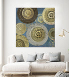 Aboriginal Dot II by Aimee Wilson on GIANT ART - gold abstract