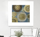 Aboriginal Dot II by Aimee Wilson on GIANT ART - gold abstract