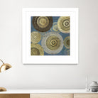 Aboriginal Dot II by Aimee Wilson on GIANT ART - gold abstract