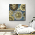 Aboriginal Dot II by Aimee Wilson on GIANT ART - gold abstract
