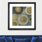 Aboriginal Dot II by Aimee Wilson on GIANT ART - gold abstract