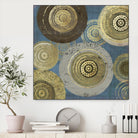 Aboriginal Dot II by Aimee Wilson on GIANT ART - gold abstract